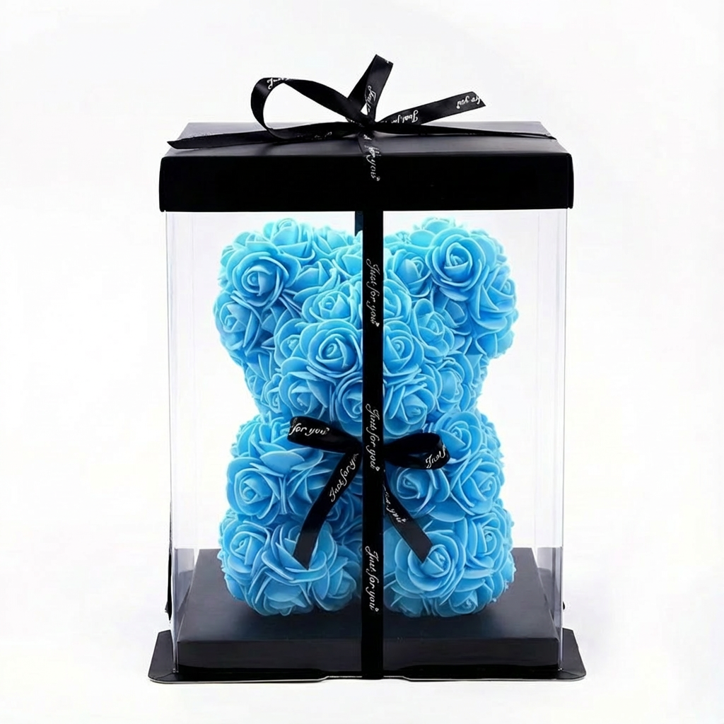 Pluszowy Miś z Kwiatów