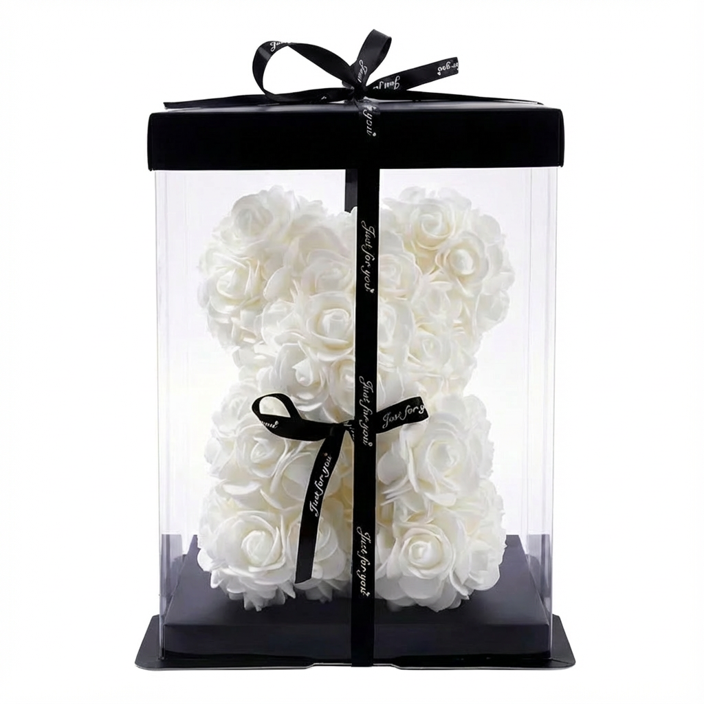 Pluszowy Miś z Kwiatów