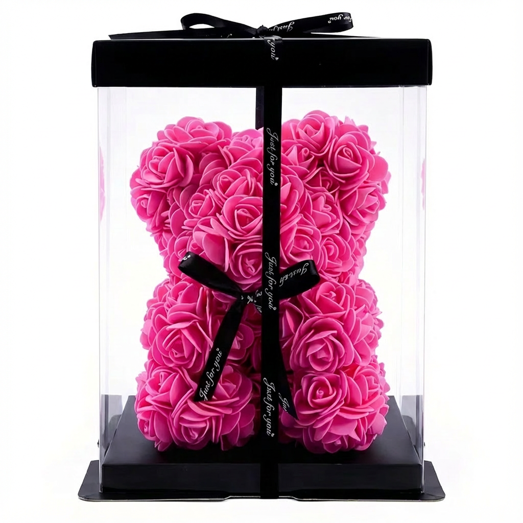 Pluszowy Miś z Kwiatów